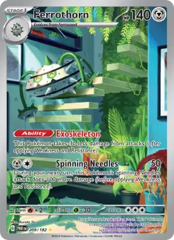 Pokémon-Karte Ferrothorn 209/182
