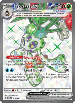 Pokémon-Karte Froslass ex 217/182