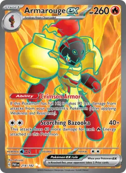 Pokémon-Karte Armarouge ex 218/182