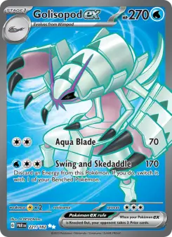 Pokémon-Karte Golisopod ex 221/182