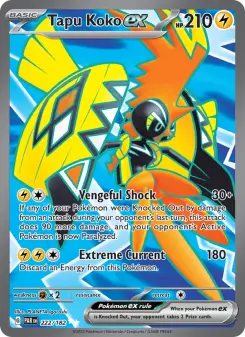 Pokémon-Karte Tapu Koko ex 222/182