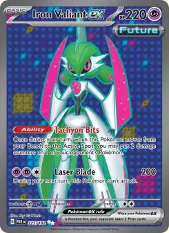 Pokémon-Karte Iron Valiant ex 225/182