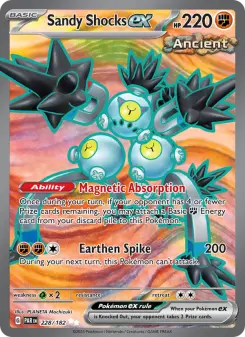 Pokémon-Karte Sandy Shocks ex 228/182