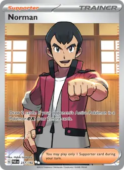 Pokémon-Karte Norman 237/182