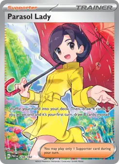 Pokémon-Karte Parasol Lady 238/182