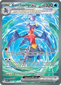 Pokémon-Karte Garchomp ex 245/182