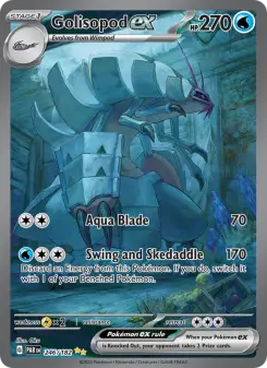 Pokémon-Karte Golisopod ex 246/182