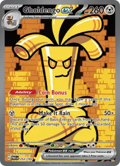 Pokémon-Karte Gholdengo ex 252/182