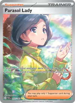 Pokémon-Karte Parasol Lady 255/182