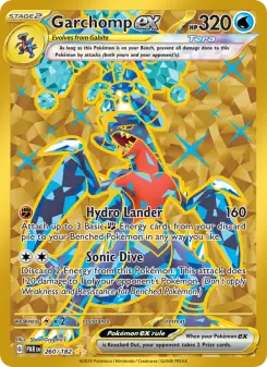 Pokémon-Karte Garchomp ex 260/182