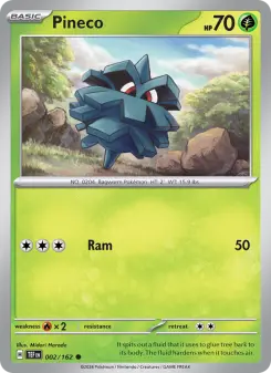Pokémon-Karte Pineco 002/162