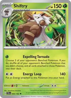 Pokémon-Karte Shiftry 005/162