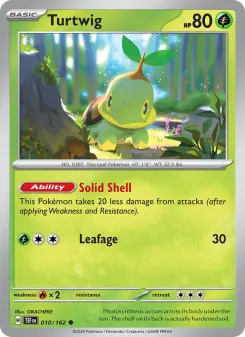 Pokémon-Karte Turtwig 010/162