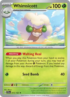 Pokémon-Karte Whimsicott 015/162