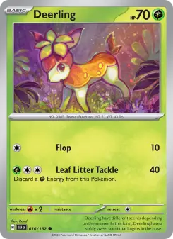 Pokémon-Karte Deerling 016/162