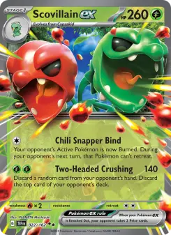 Pokémon-Karte Scovillain ex 022/162