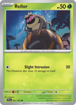 Pokémon-Karte Rellor 023/162
