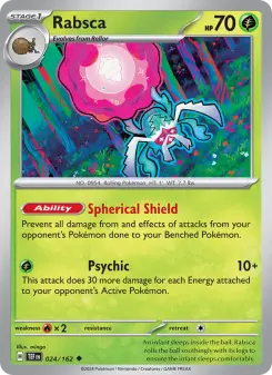 Pokémon-Karte Rabsca 024/162