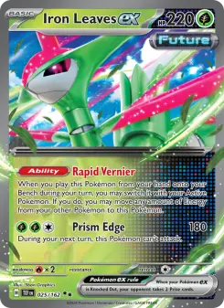 Pokémon-Karte Iron Leaves ex 025/162