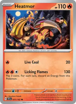 Pokémon-Karte Heatmor 031/162
