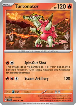 Pokémon-Karte Turtonator 035/162