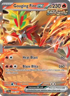 Pokémon-Karte Gouging Fire ex 038/162