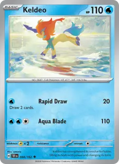 Pokémon-Karte Keldeo 044/162