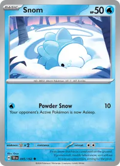 Pokémon-Karte Snom 045/162