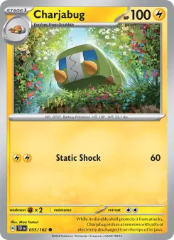 Pokémon-Karte Charjabug 055/162
