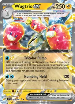 Pokémon-Karte Wugtrio ex 060/162