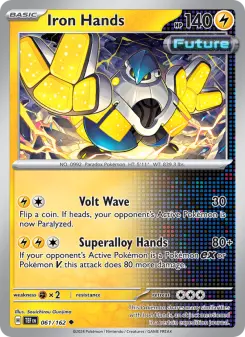 Pokémon-Karte Iron Hands 061/162
