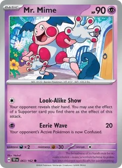 Pokémon-Karte Mr. Mime 063/162