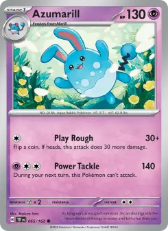 Pokémon-Karte Azumarill 065/162