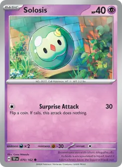 Pokémon-Karte Solosis 070/162