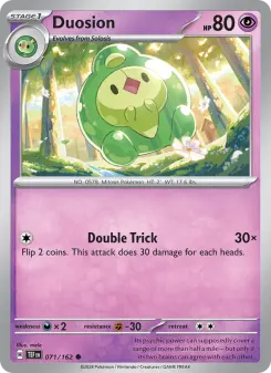 Pokémon-Karte Duosion 071/162