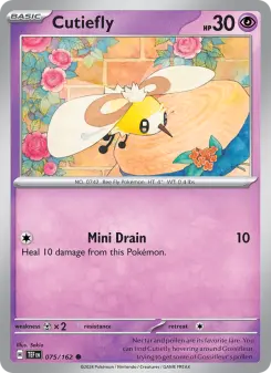 Pokémon-Karte Cutiefly 075/162