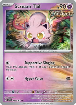 Pokémon-Karte Scream Tail 077/162