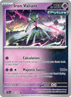 Pokémon-Karte Iron Valiant 080/162