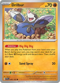 Pokémon-Karte Drilbur 085/162