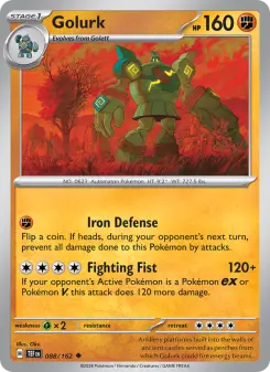 Pokémon-Karte Golurk 088/162