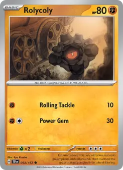 Pokémon-Karte Rolycoly 093/162