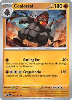 Pokémon-Karte Coalossal 095/162