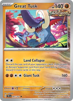 Pokémon-Karte Great Tusk 097/162
