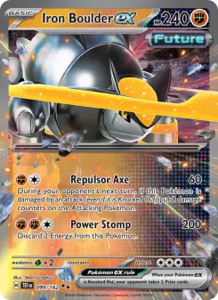 Pokémon-Karte Iron Boulder ex 099/162
