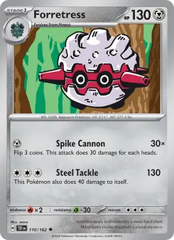 Pokémon-Karte Forretress 110/162