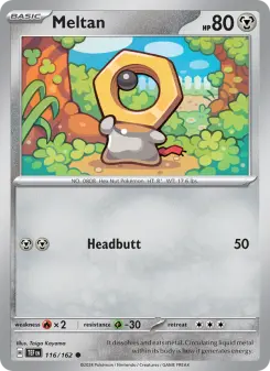 Pokémon-Karte Meltan 116/162