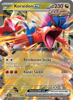 Pokémon-Karte Koraidon ex 120/162