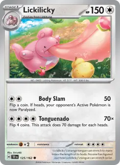 Pokémon-Karte Lickilicky 125/162