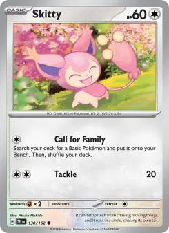 Pokémon-Karte Skitty 130/162