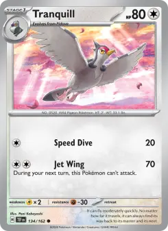 Pokémon-Karte Tranquill 134/162